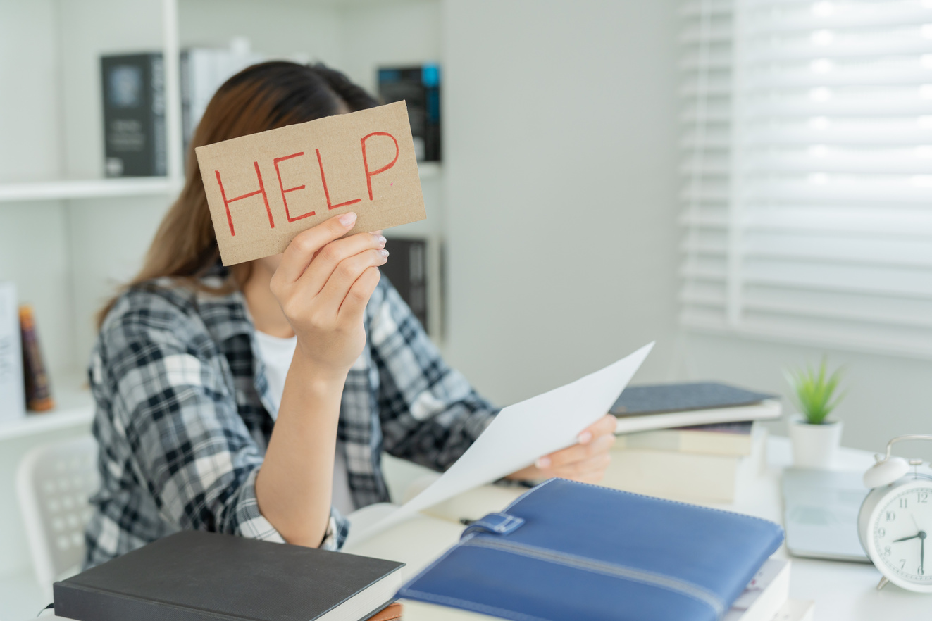 Student Overwhelmed with School Work